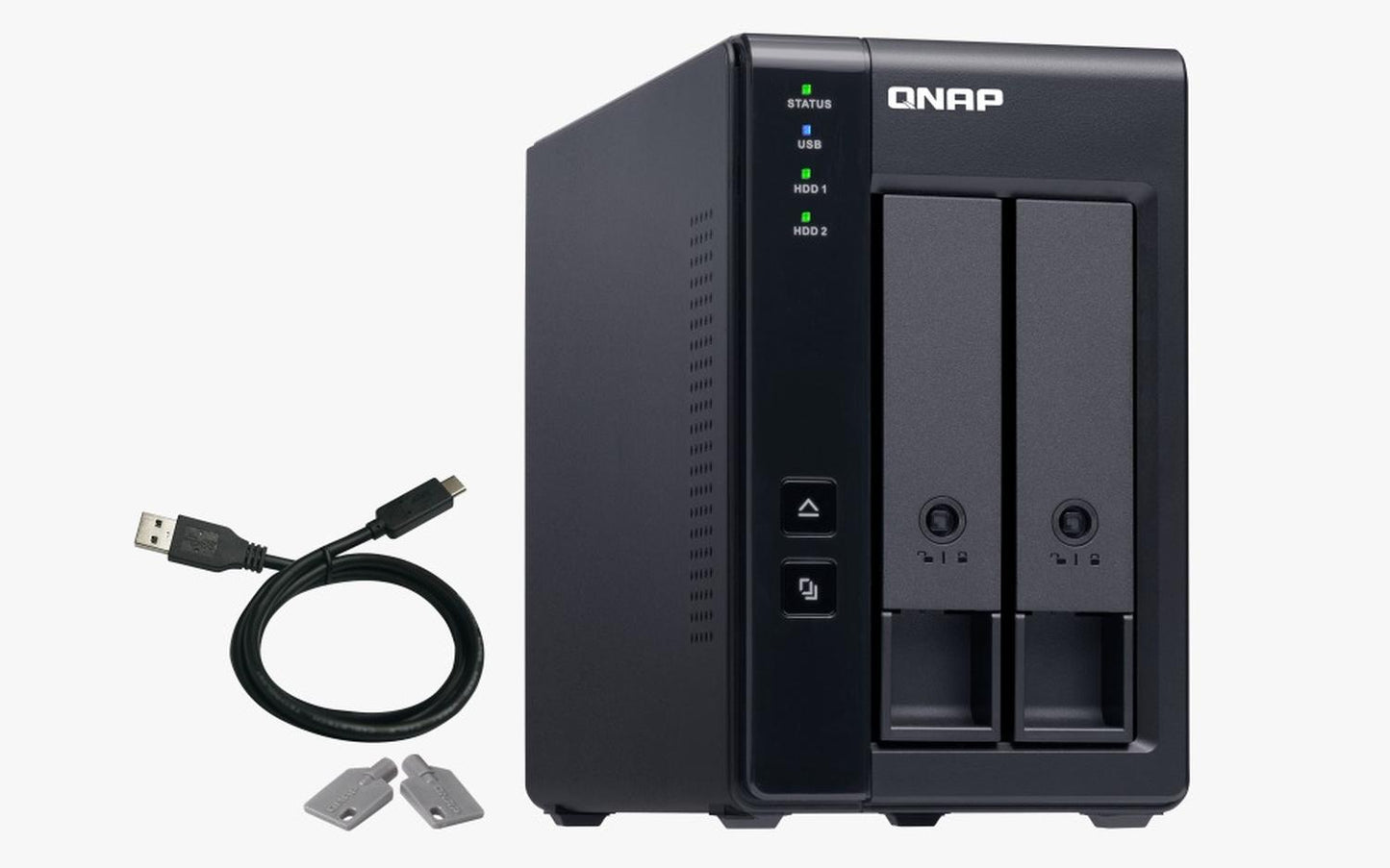 Servidor DAS Qnap USB 3.2 2 Bahías, TR-002-UST