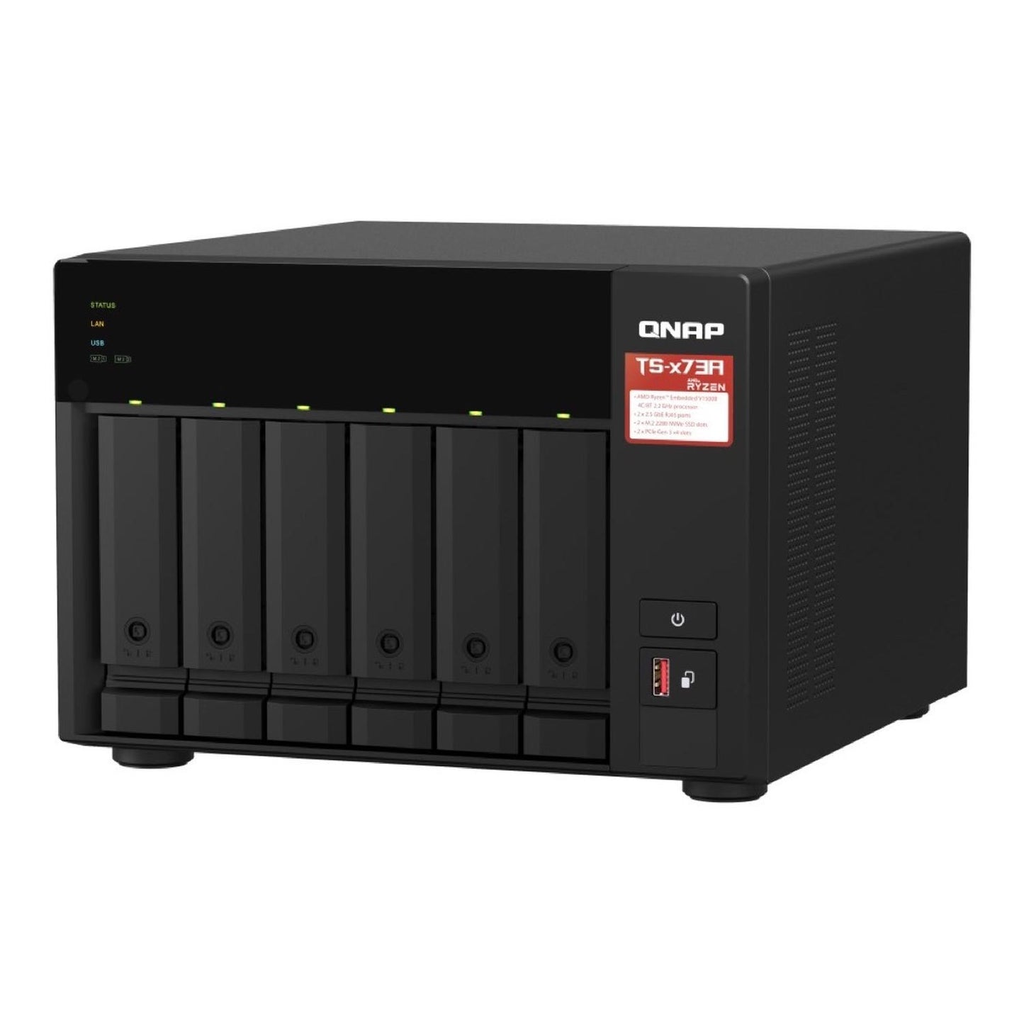 Set QNAP de Servidor 6 Bahías 8GB RAM + Switch QSW-1105-5T