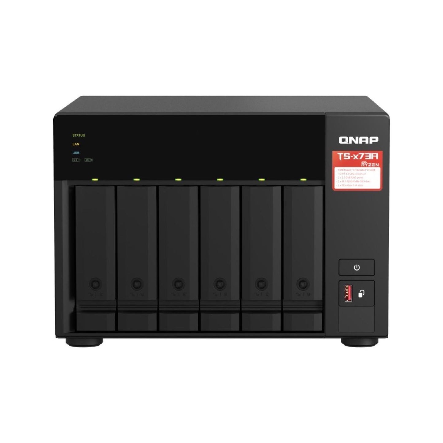 Set QNAP de Servidor 6 Bahías 8GB RAM + Switch QSW-1105-5T