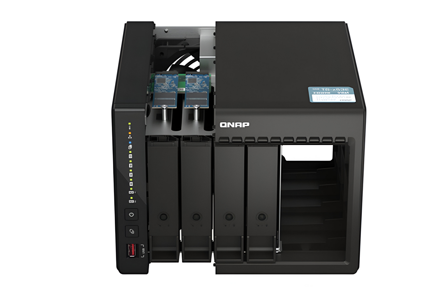 Servidor NAS Qnap 4 Bahías Proc Intel 8 GB RAM TS-453E-8G