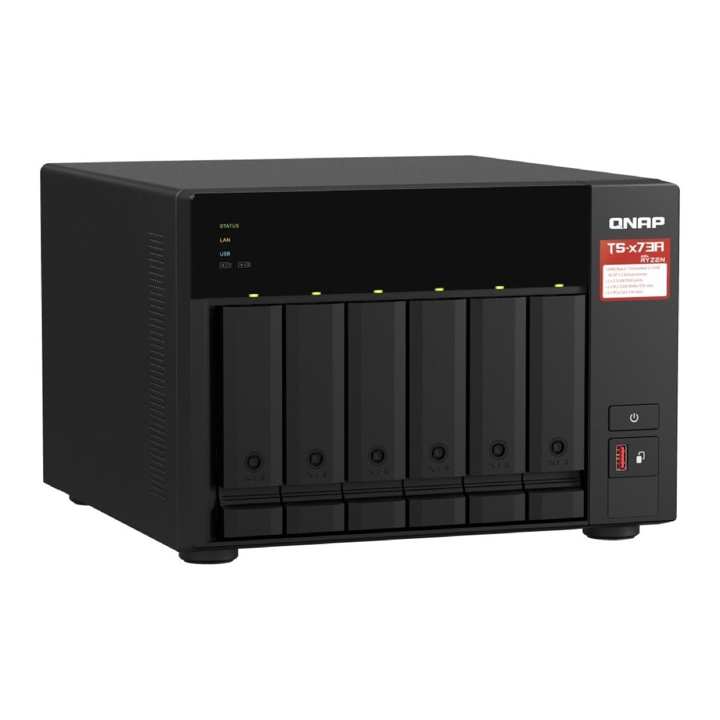 Set QNAP de Servidor 6 Bahías 8GB RAM + Switch QSW-1105-5T