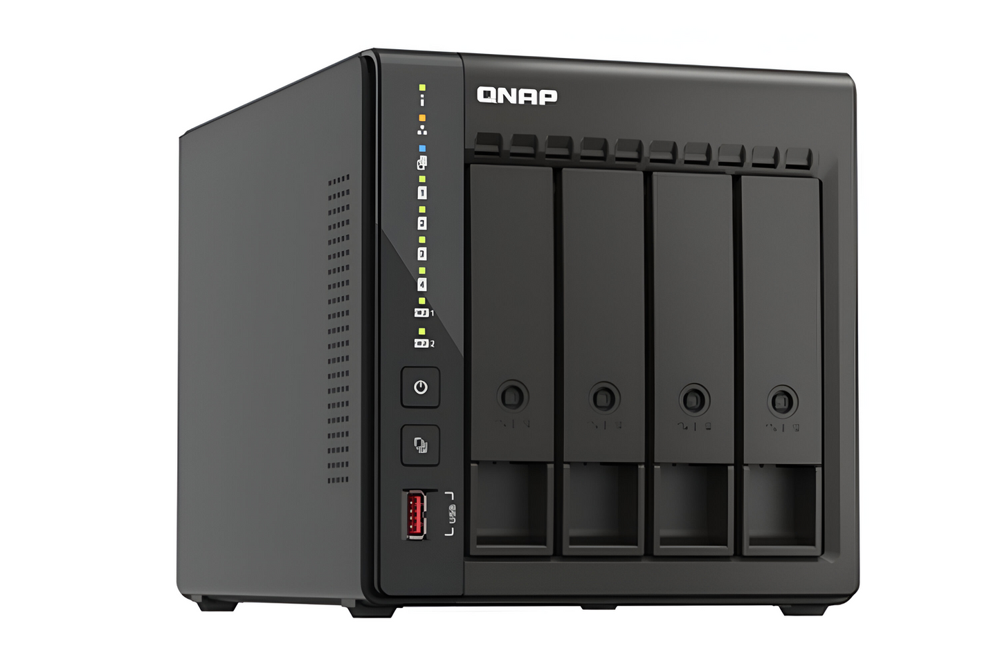 Servidor NAS Qnap 4 Bahías Proc Intel 8 GB RAM TS-453E-8G